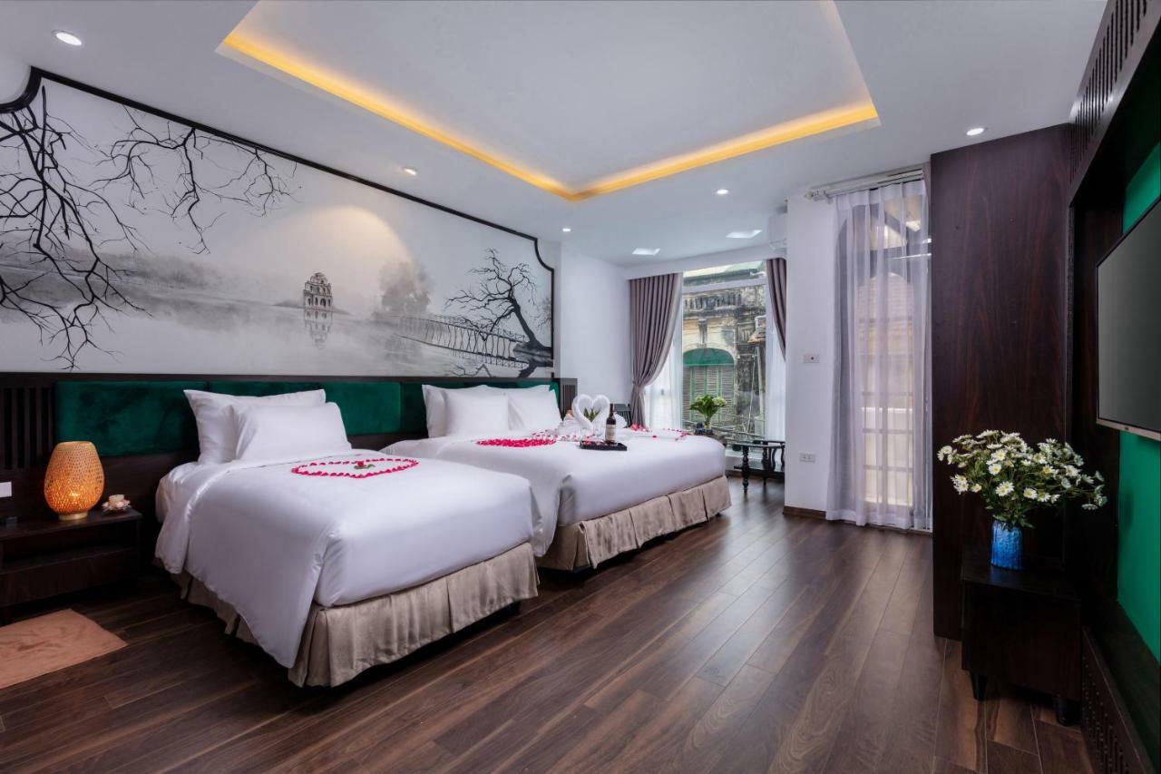 Hanoi Center Silk Lullaby Hotel And Travel Kültér fotó