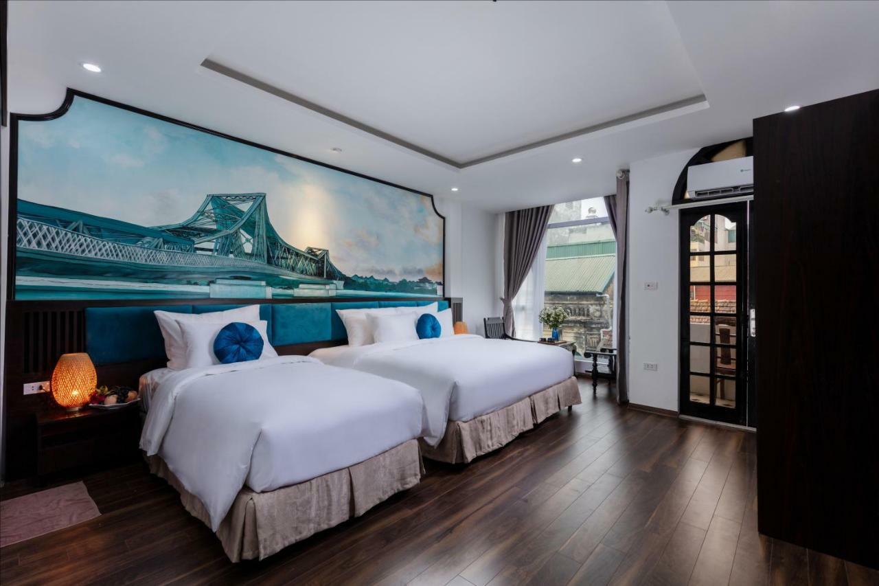 Hanoi Center Silk Lullaby Hotel And Travel Kültér fotó